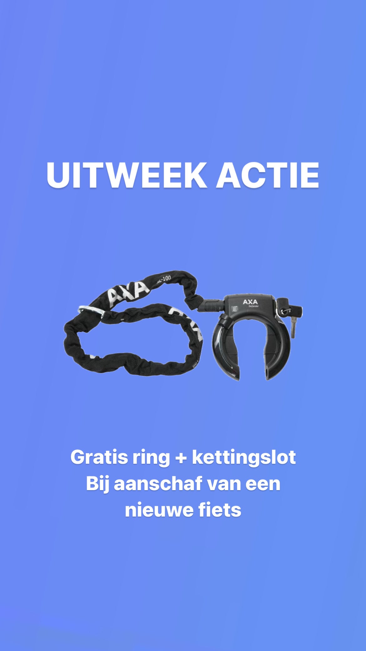 Uitweek Actie - Versnellingsfiets
